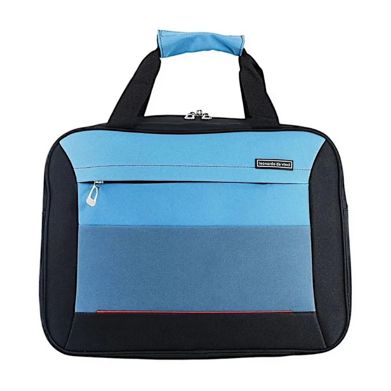 Leonardo Da Vinci fedélzeti táska WIZZAIR ingyenes méret 40x30x20 cm, fekete-kék színben