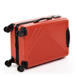 Hachi piros színű kabinbőrönd 58x36x20cm, levehető duplakerekes. Ha levesszük a kereket a magassága 50cm lesz