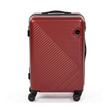 Hachi bőrönd 3 db-os szett, duplakerekes gurulós bőrönd, bordó színben