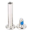 Bőrönd kerékhez tengely 28x6.2 mm nikkel színben