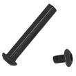 Kép 4/6 - Bőrönd kerékhez tengely 62x8 mm, fekete metál színben