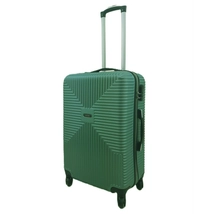 Ormi közepes méretű bőrönd 67x45x25cm, világoszöld színben