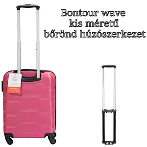 Bontour kabin méretű bőrönd húzószerkezet, fekete színben