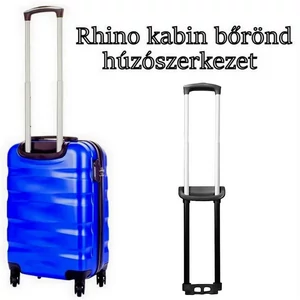 Rhino kabin méretű bőrönd húzószerkezet, fekete színben