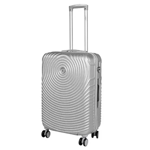 Leonardo Da Vinci ezüst színű közepes méretű bőrönd Leonardo Da Vinci ezüst színű közepes méretű bőrönd