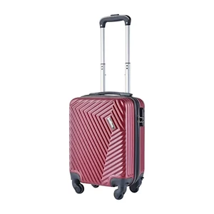 Rhino Kemény Falú Gurulós Bőrönd – XS, Bordó Rhino Kemény Falú Gurulós Bőrönd – XS, Bordó