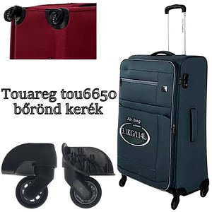 Touareg bőrönd kerék, fekete-szürke színben