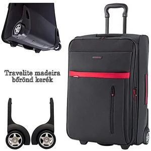  Travelite Madeira bőrönd kerék, fekete színben