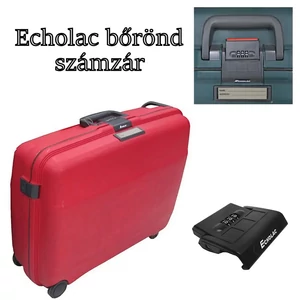 Bőrönd számzár ZA2034, fekete színben