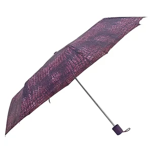 Kép 1/5 - Feeling Rain manuális esernyő lila-fekete