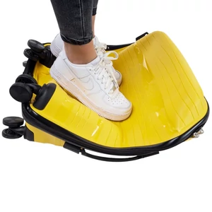 Kép 5/5 - Strapabíró kabin méretű polipropilén bőrönd, duplakerekes, TSA zárral, kék színben Kép 5/5 - Strapabíró kabin méretű polipropilén bőrönd, duplakerekes, TSA zárral, kék színben