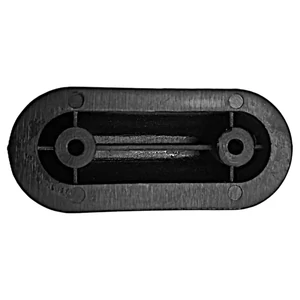 Kép 5/6 - Bőrönd oldaltámasztó 56x15x24 mm, fekete színben