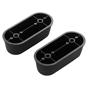Kép 5/8 - Bőrönd oldaltámasztó 59x19x23 mm, fekete színben