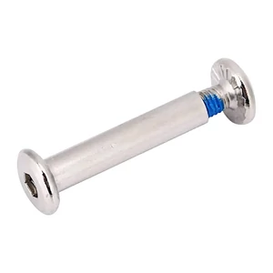 Kép 6/6 - Bőrönd kerékhez tengely 36x6 mm nikkel színben