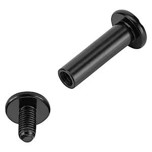 Kép 3/5 - Bőrönd kerékhez tengely 28x8 mm fekete színben