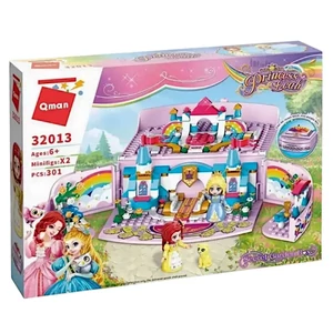 Kép 1/6 - QMAN® 32013 Leah hercegnő titkos kertté alakuló építőjáték doboza