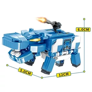 Kép 4/6 - QMAN® 41205 Csodakocka: Hippo Víziló