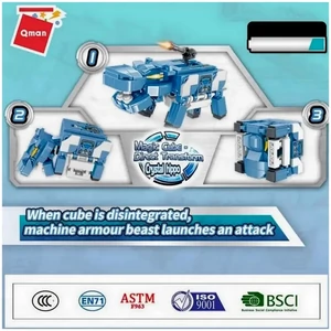 Kép 5/6 - QMAN® 41205 Csodakocka: Hippo Víziló