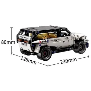 Kép 3/5 - QMAN® 54002 Tech SUV távirányítós építőjáték (app + controller) 