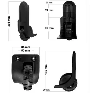 Kép 1/8 - LDV bőrönd kerék 205x85 mm