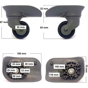Kép 1/9 - Travelite 5120 kerék 87 x 65 mm