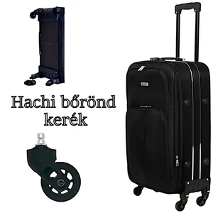 Kép 2/5 - Hachi bőrönd kerék 76x33 mm, fekete színben