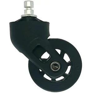 Kép 3/5 - Hachi bőrönd kerék 76x33 mm, fekete színben