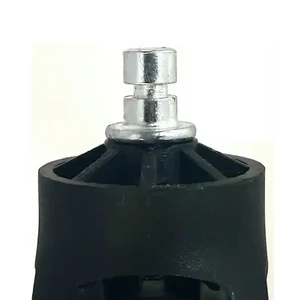 Kép 5/5 - Hachi bőrönd kerék 76x33 mm, fekete színben