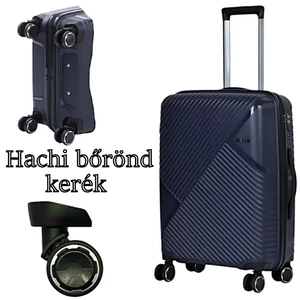Kép 2/7 - Hachi bőrönd kerék 64x64 mm, fekete színben