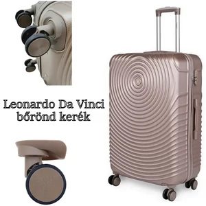 Kép 2/7 - Leonardo Da Vinci bőrönd kerék 74x74 mm, arany színben