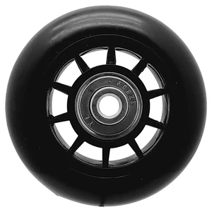 Kép 2/6 - Bőrönd kerék 68x29x6 mm fekete színben