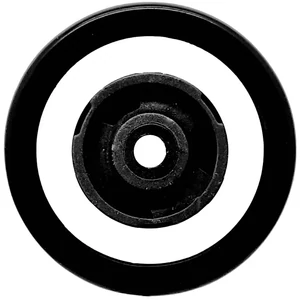 Kép 2/5 - Bőrönd kerék 60x24x6.3 mm, fekete színben