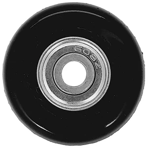 Kép 2/7 - Bőrönd kerék 43x21x6 mm, fekete színben