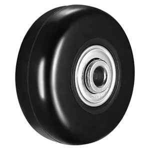 Kép 5/5 - Bőrönd kerék 50x22x6 mm, fekete színben