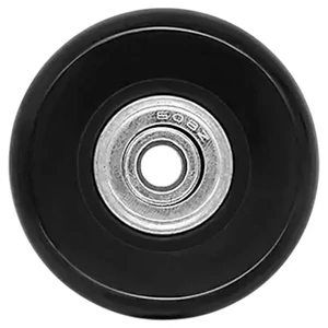Kép 2/5 - Bőrönd kerék 40x22x6 mm, fekete színben