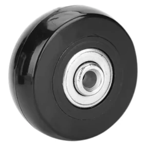 Kép 5/5 - Bőrönd kerék 40x22x6 mm, fekete színben