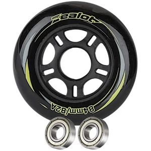 Kép 4/6 - Bőrönd kerék 84x24x8 mm, fekete színben