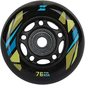 Kép 2/6 - Bőrönd kerék 76x24x8 mm, fekete színben