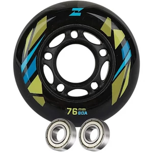 Kép 4/6 - Bőrönd kerék 76x24x8 mm, fekete színben