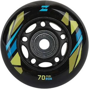 Kép 2/6 - Bőrönd kerék 70x24x8 mm, fekete színben