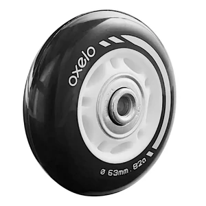 Kép 4/8 - Bőrönd kerék 63x23x6.3 mm, fekete színben