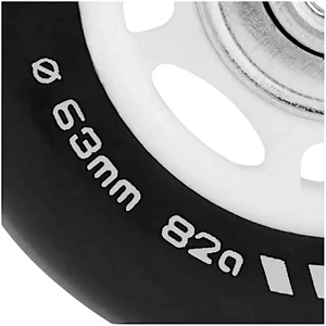 Kép 5/8 - Bőrönd kerék 63x23x6.3 mm, fekete színben