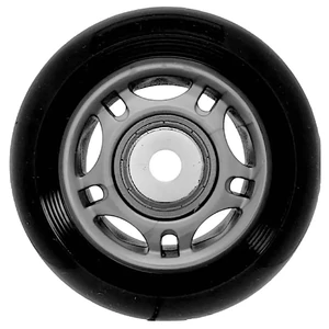 Kép 4/5 - Bőrönd kerék 90x28x6.3 mm, fekete színben