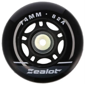 Kép 2/5 - Bőrönd kerék 74x28x6.2 mm, fekete színben