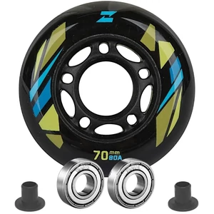 Kép 4/6 - Bőrönd kerék 70x28x6.2 mm, fekete színben