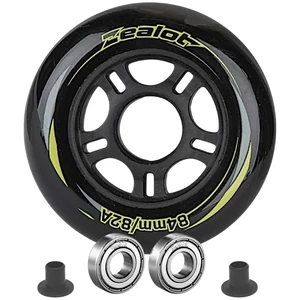 Kép 4/6 - Bőrönd kerék 84x28x6.2 mm, fekete színben