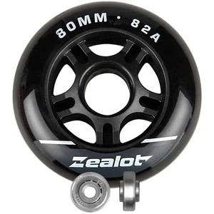 Kép 4/6 - Bőrönd kerék 80x27x6 mm, fekete színben