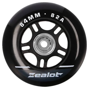 Kép 2/6 - Bőrönd kerék 84x27x6 mm, fekete színben