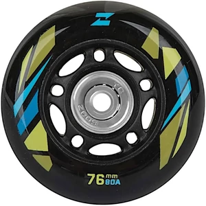 Kép 2/6 - Bőrönd kerék 76x27x6 mm, fekete színben