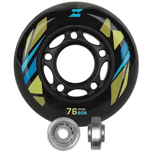 Kép 4/6 - Bőrönd kerék 76x27x6 mm, fekete színben